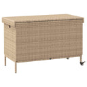 Tuinbox Met Wielen 110X55X73 Cm Poly Rattan Gemengd