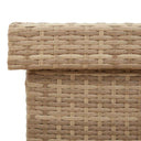 Tuinbox Met Wielen 110X55X73 Cm Poly Rattan Gemengd