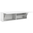 Badkamerwandkast 100X25X30 Cm Bewerkt Hout Wit