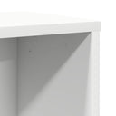 Boekenkast 60X24X76,5 Cm Bewerkt Hout Wit