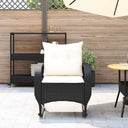 Tuinschommelstoel Met Kussens Poly Rattan