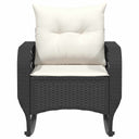 Tuinschommelstoel Met Kussens Poly Rattan