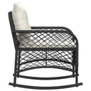 Tuinschommelstoel Met Kussens Poly Rattan