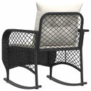 Tuinschommelstoel Met Kussens Poly Rattan