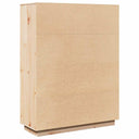 Hoge Kast 89X34X116,5 Cm Massief Grenenhout