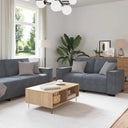 2-Delige Loungeset Met Kussens Fluweel
