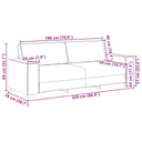 2-Delige Loungeset Met Kussens Fluweel