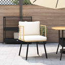 Tuinstoel Met Kussens Poly Rattan