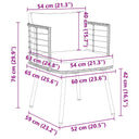 Tuinstoel Met Kussens Poly Rattan