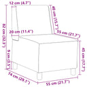 Fauteuil 55 Cm Fluweel