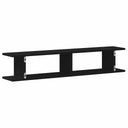Wandplanken Spaanplaat Kleurig Zwart Eiken