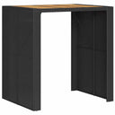 3-Delige Tuinbarset Met Kussens Poly Rattan Acacia