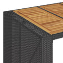 3-Delige Tuinbarset Met Kussens Poly Rattan Acacia