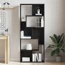Boekenkast 67X24X161 Cm Bewerkt Hout Kleurig