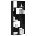 Boekenkast 67X24X161 Cm Bewerkt Hout Kleurig
