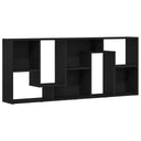 Boekenkast 67X24X161 Cm Bewerkt Hout Kleurig
