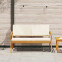 Tuin Met Kussens 115X70X72 Cm Massief Acaciahout