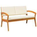 Tuin Met Kussens 115X70X72 Cm Massief Acaciahout