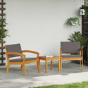 Tuin Met Kussens 115X70X72 Cm Massief Acaciahout