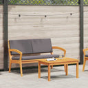Tuin Met Kussens 115X70X72 Cm Massief Acaciahout