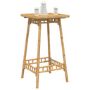 Bartafel Voor Buiten Vierkant 55X55X100 Cm Bamboe