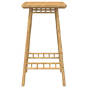 Bartafel Voor Buiten Vierkant 55X55X100 Cm Bamboe