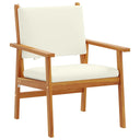Tuin Sofa Set 3 Pcs Bruin 45 X 45 X 38Cm Massief Acaciahout