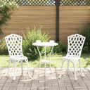 Tuinstoelen 2 St Gietaluminium