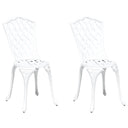 Tuinstoelen 2 St Gietaluminium