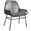 5-Delige Tuinset Met Kussens Poly Rattan Glas