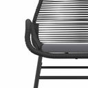 5-Delige Tuinset Met Kussens Poly Rattan Glas
