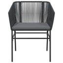 5-Delige Tuinset Met Kussens Poly Rattan Glas