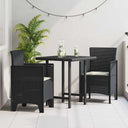 Tuinstoelen 2 St Met Kussens Poly Rattan