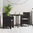 Tuinstoelen 2 St Met Kussens Poly Rattan