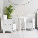 Tuinstoelen 2 St Met Kussens Poly Rattan