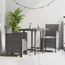 Tuinstoelen 2 St Met Kussens Poly Rattan