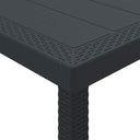 Tuin Eetset 5 Pcs 150 X 100 X 73 Cm Kunststofhars