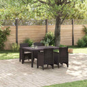 Tuin Eetset 5 Pcs 150 X 100 X 73 Cm Kunststofhars
