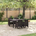 Tuin Eetset 5 Pcs 150 X 100 X 73 Cm Kunststofhars
